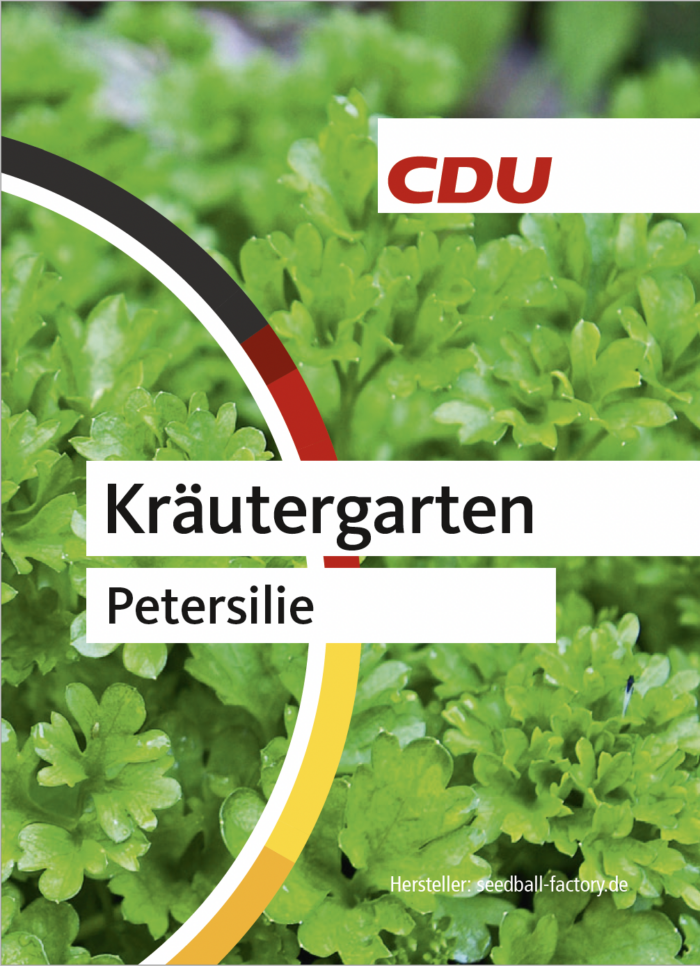 CDU-Samentütchen Petersilie