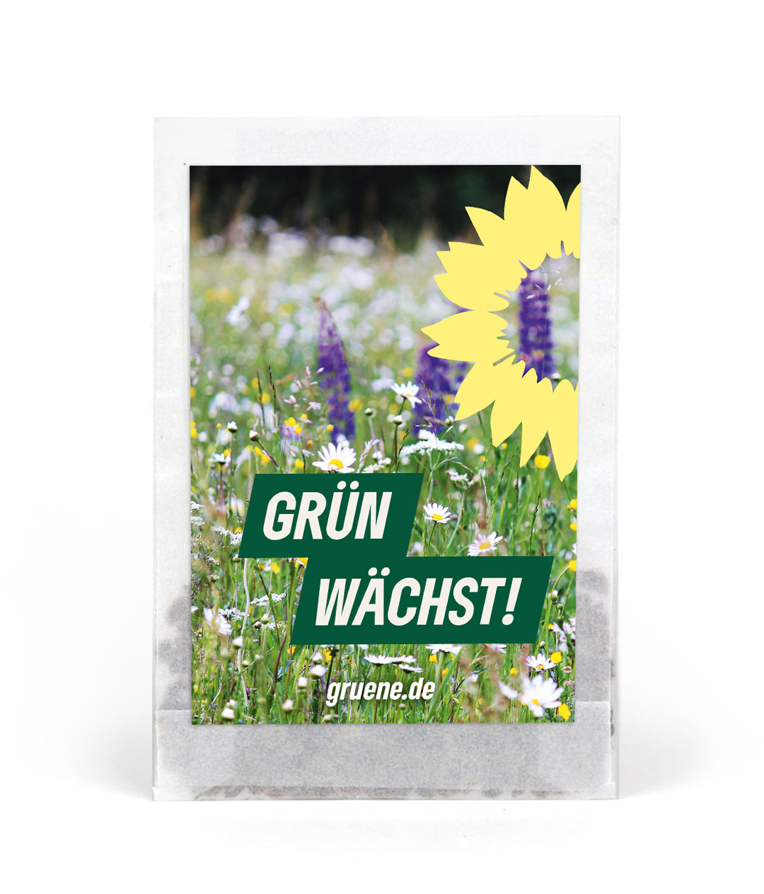 Samentütchen Bündnis 90/Die Grünen 2026 - Bio-Bienenwiese 2 (Wiesenmotiv)