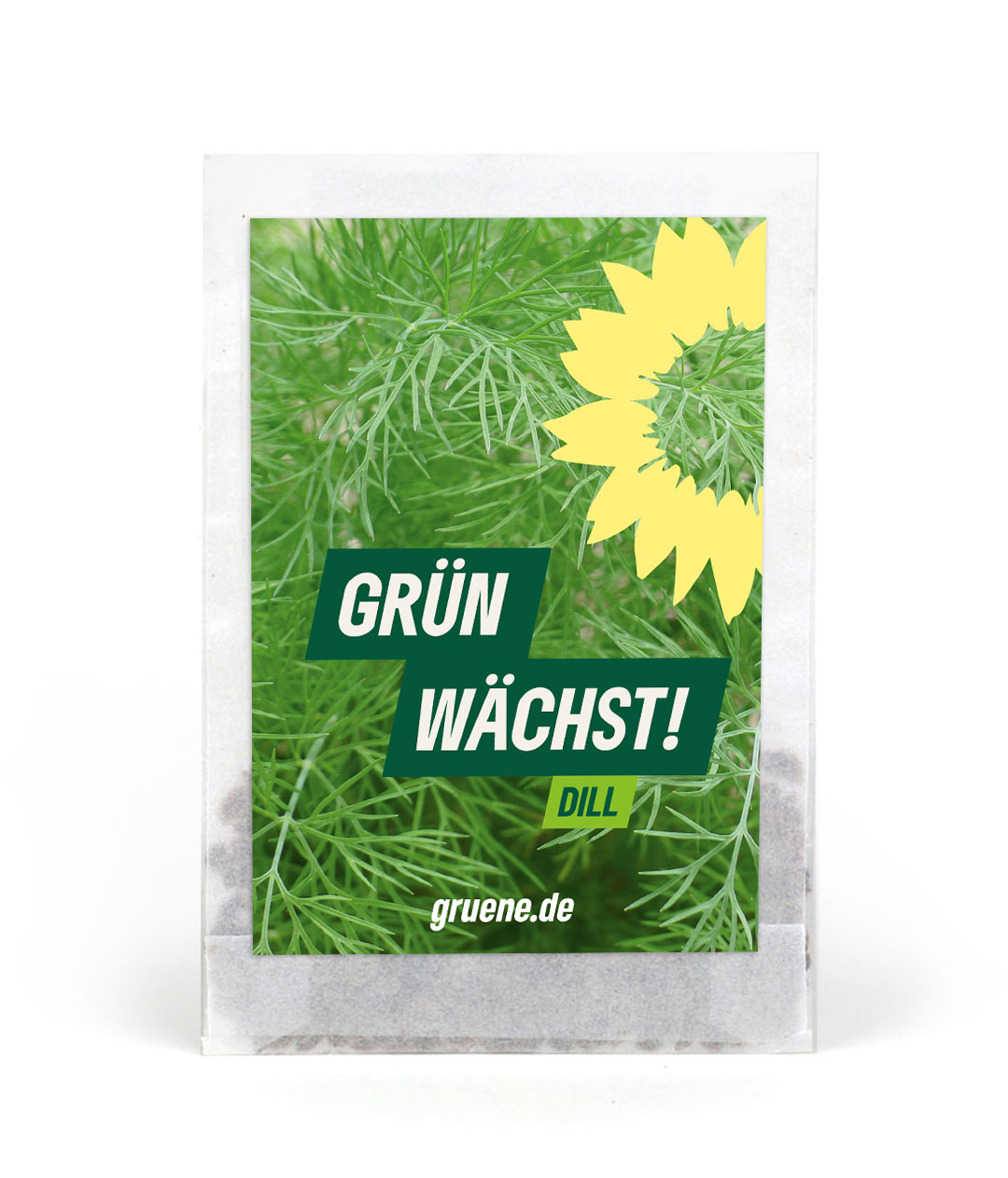 Samentütchen Dill - Bündnis 90/Die Grünen Design-Template