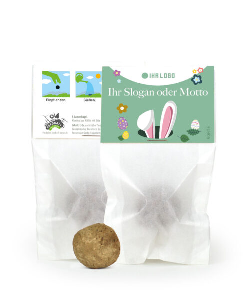 Seedballs im Osterdesign