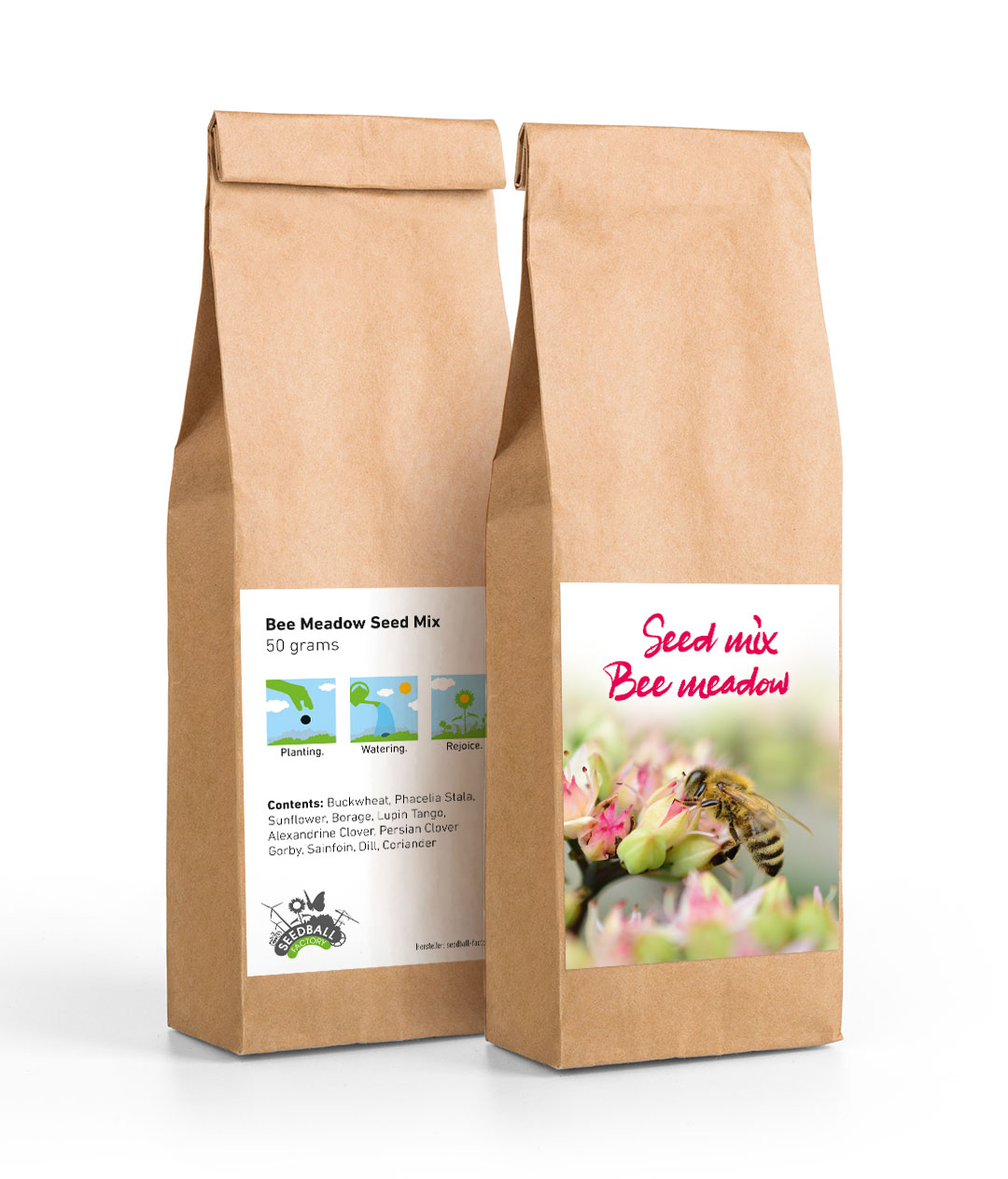 Seed packet 50 grams - without custom print | Bee meadow 1