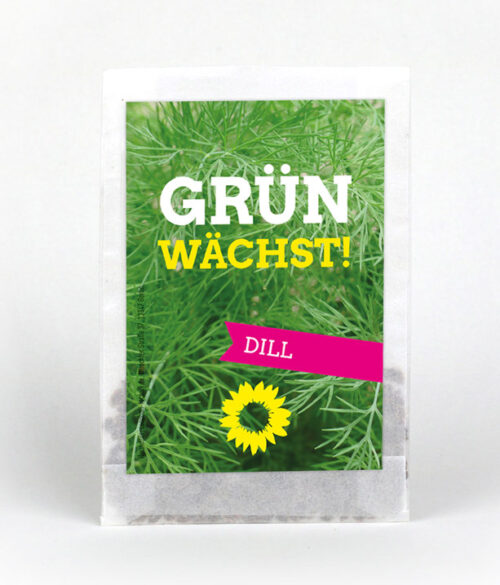 Samentütchen Bündnis 90/Die Grünen Dill