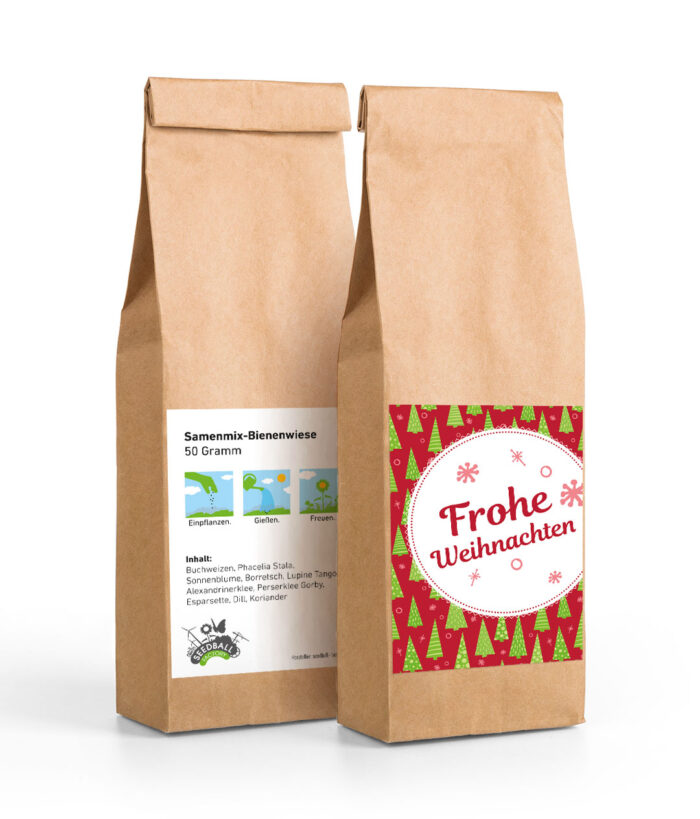 Samentüte 50 Gramm - ohne individuellen Druck | Weihnachten 1
