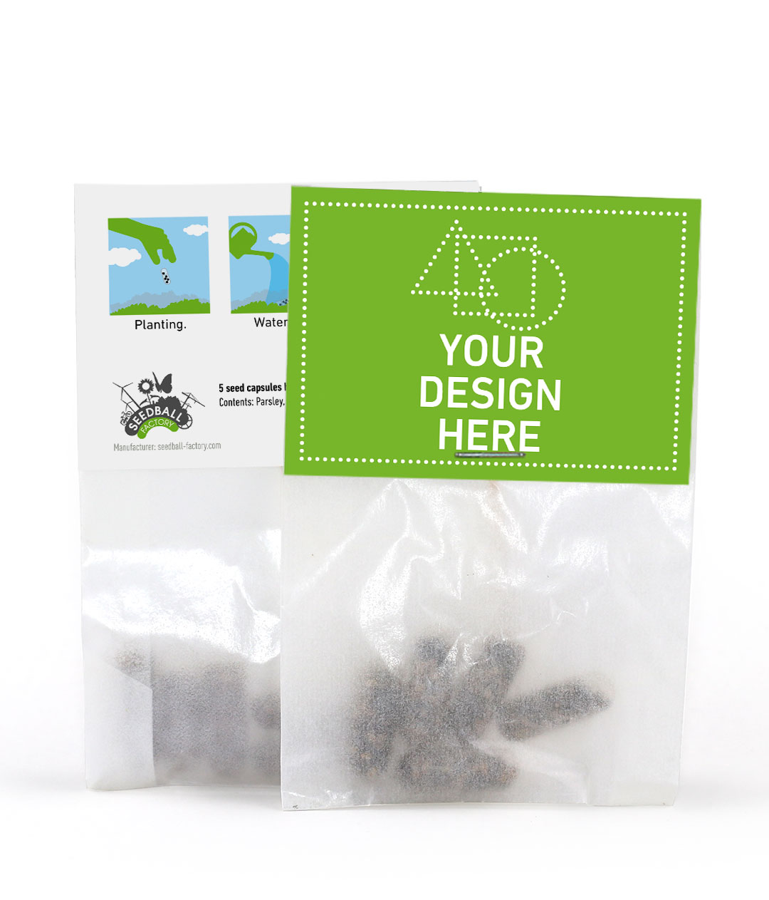 Seed Capsules Herb Garden with Custom Print